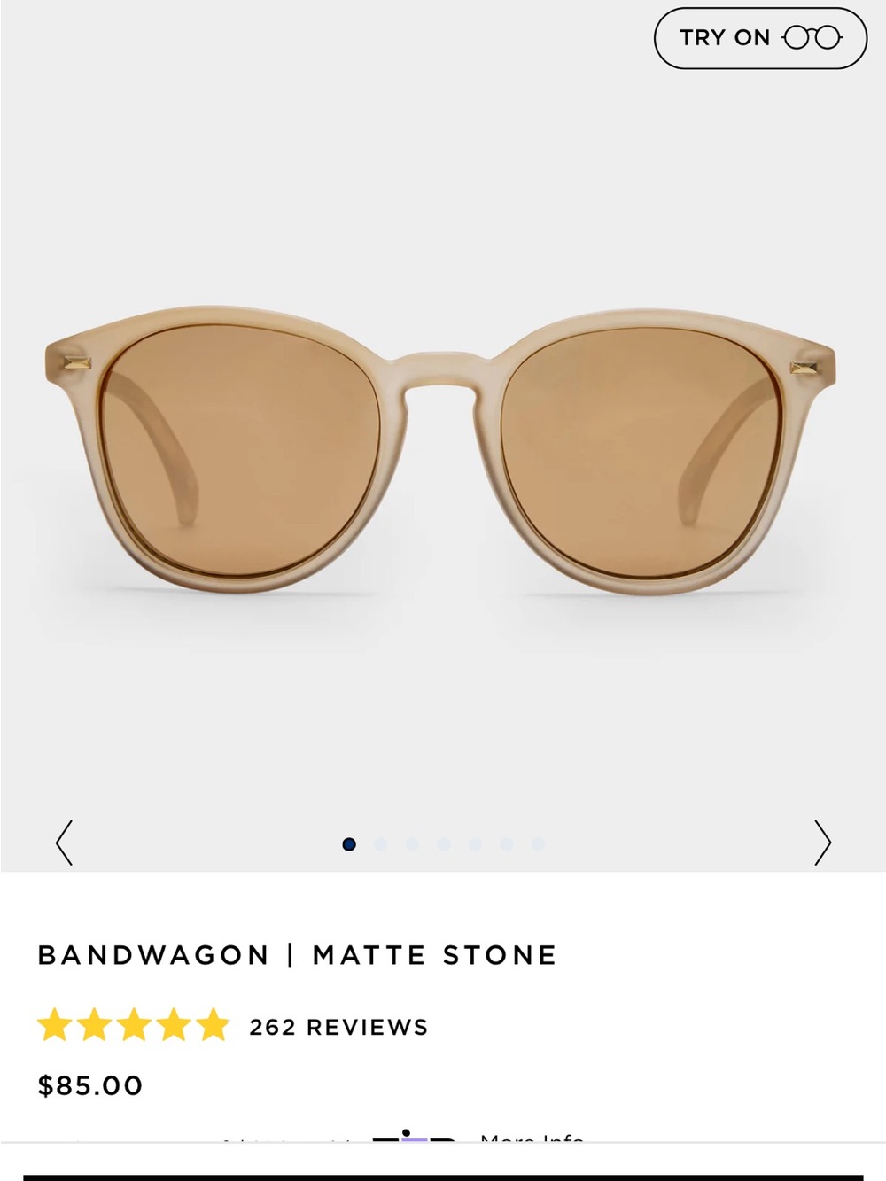 Le Specs Bandwagon Sunglasses in Matte Stone